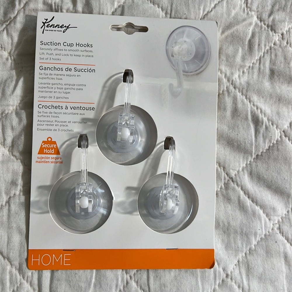 Kenney suction cup hooks
